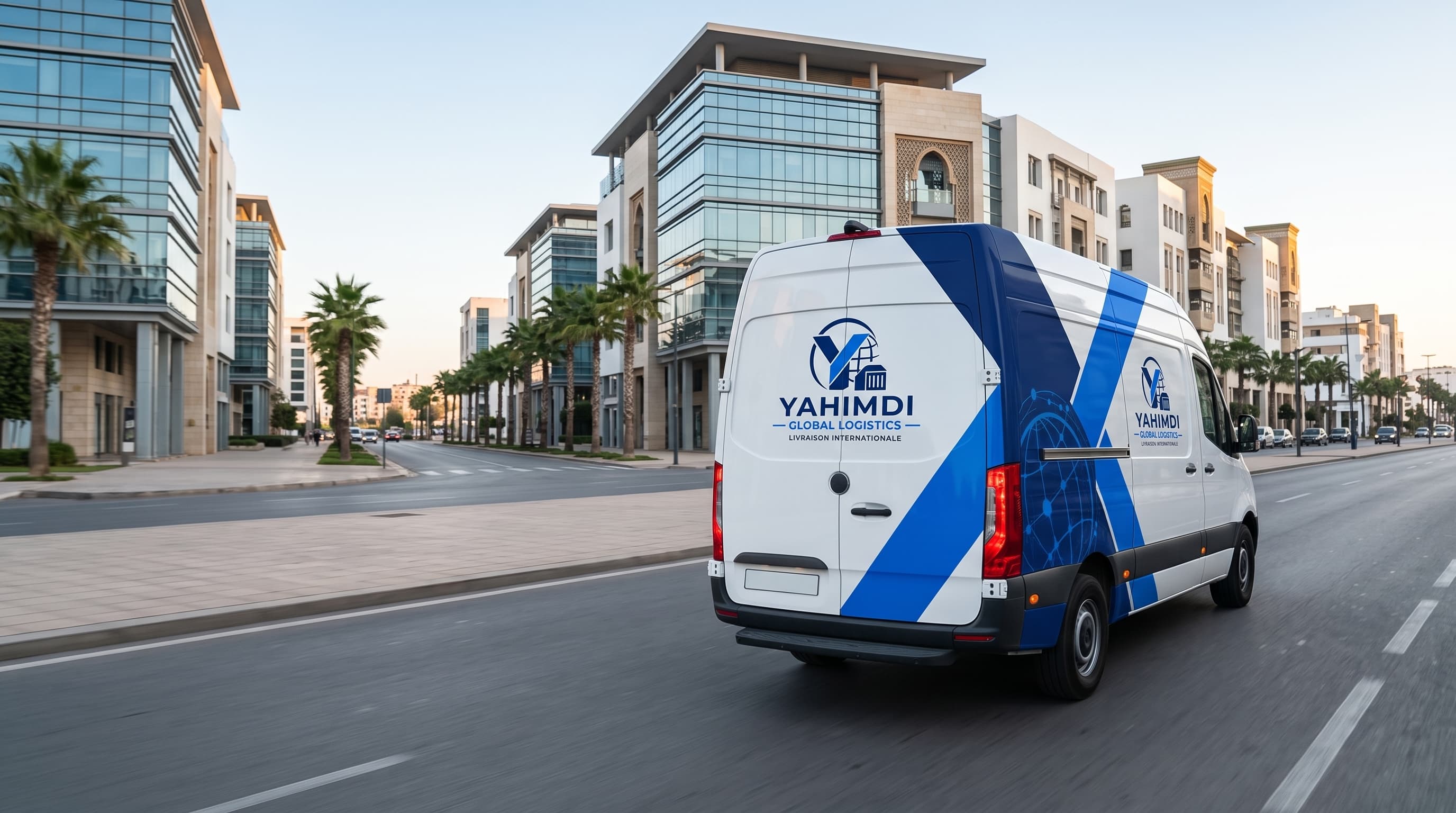 Yahimdi logistics operation in Morocco — illustrative visual