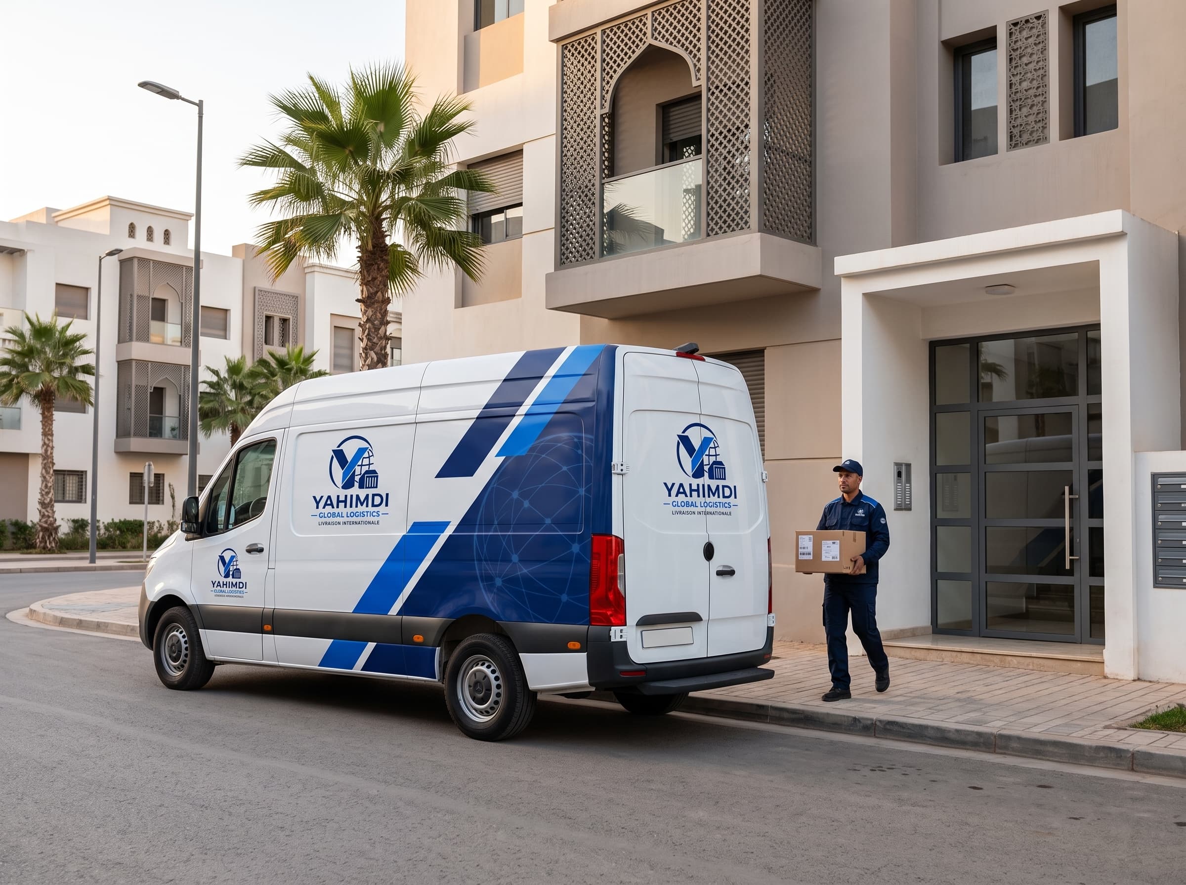 Last-mile delivery — illustrative